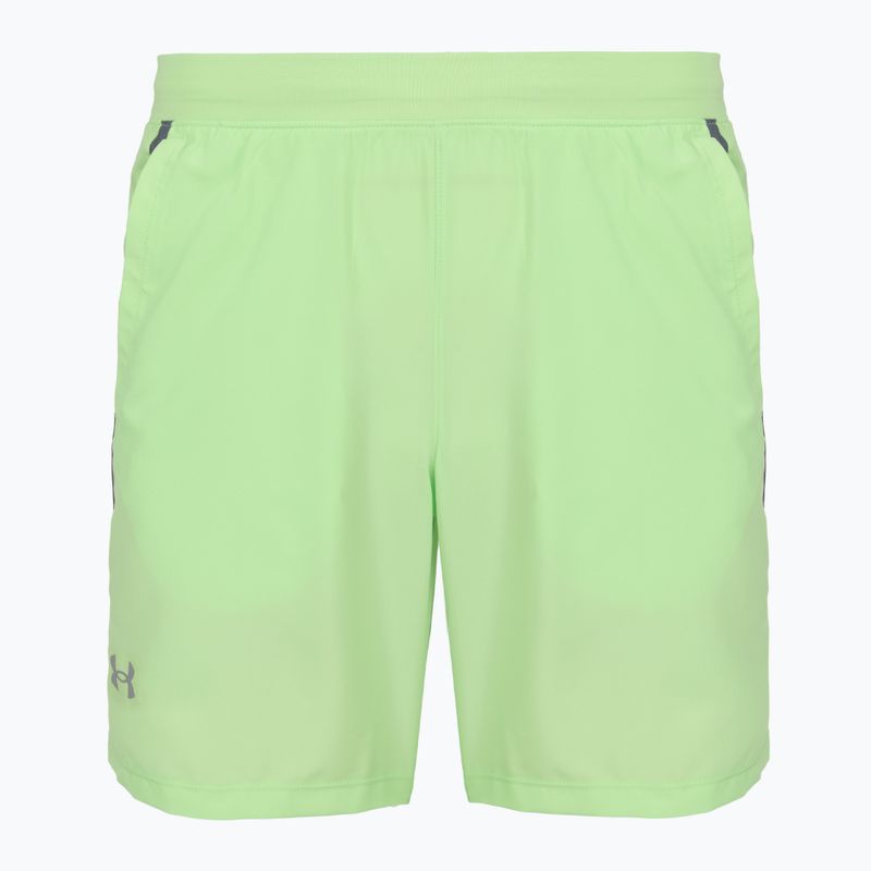 Under Armour Launch Herren-Laufshorts 7" lumos lime/white