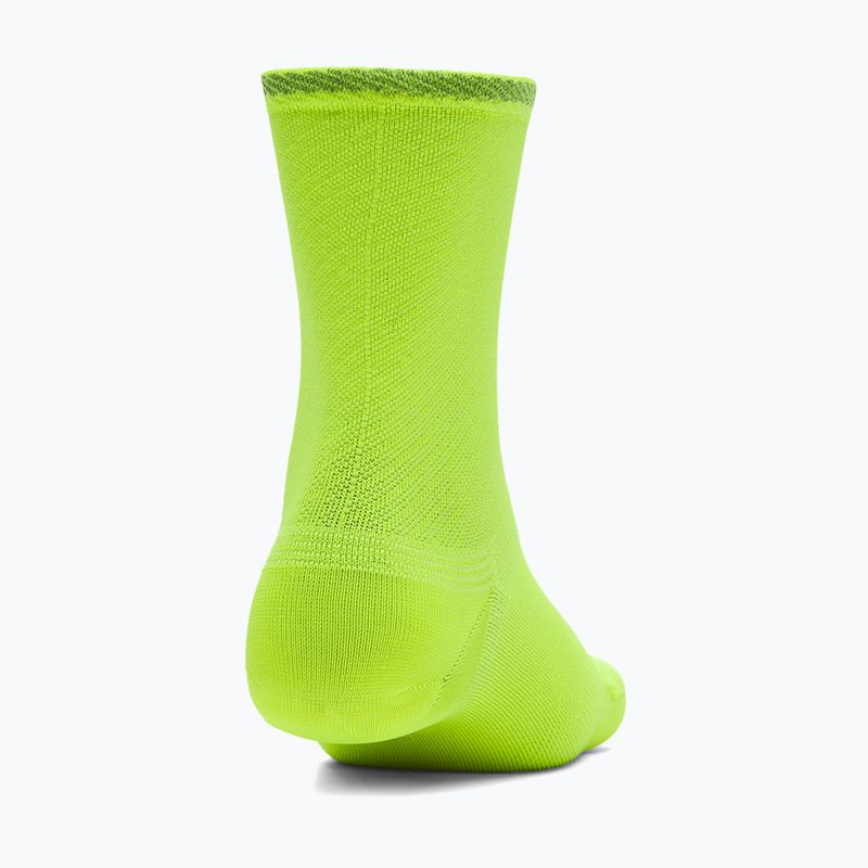 Socken Under Armour Velociti Lite Crew high vis yellow/high vis yellow/white 2