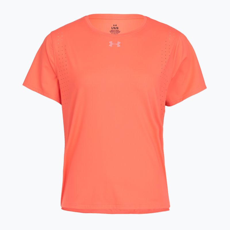 Damen-Laufshirt Under Armour Velociti Pro electric tangerine/black/green mode