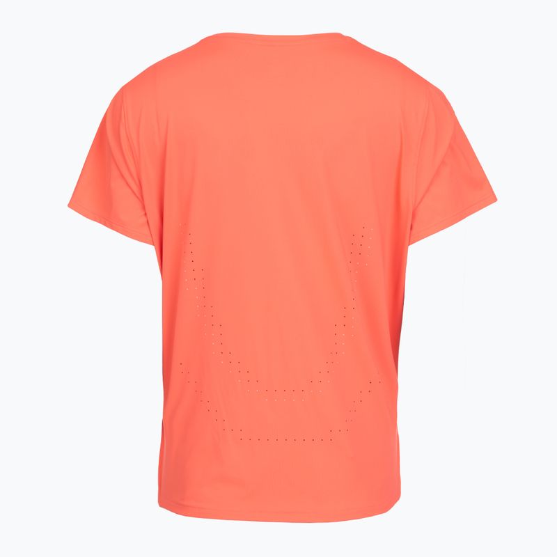 Damen-Laufshirt Under Armour Velociti Pro electric tangerine/black/green mode 2