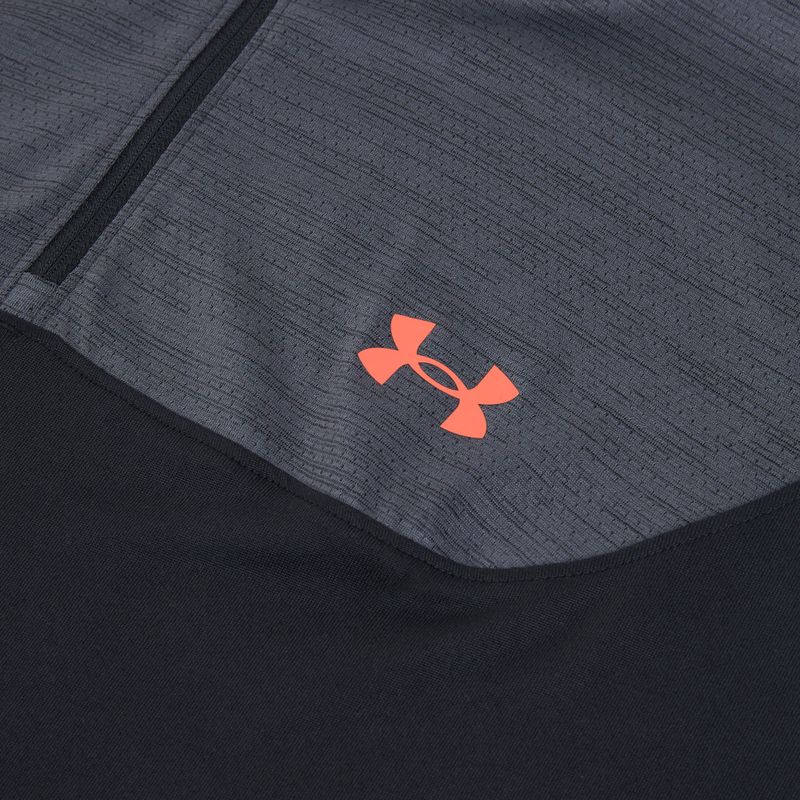 Herren-Sweatshirt Under Armour Tech Utility 1/4 Zip black/venom red 3