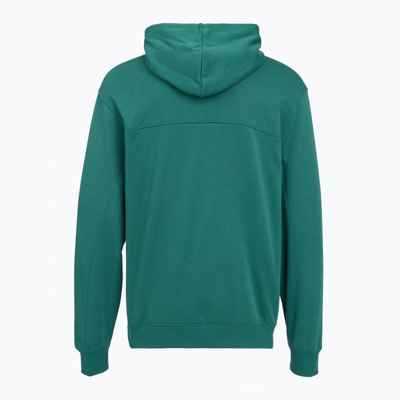Herren Hoodie Under Armour Rival LW Hoodie rack green/black 2