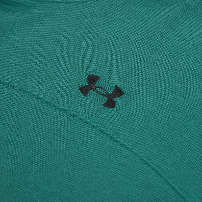 Herren Hoodie Under Armour Rival LW Hoodie rack green/black 3
