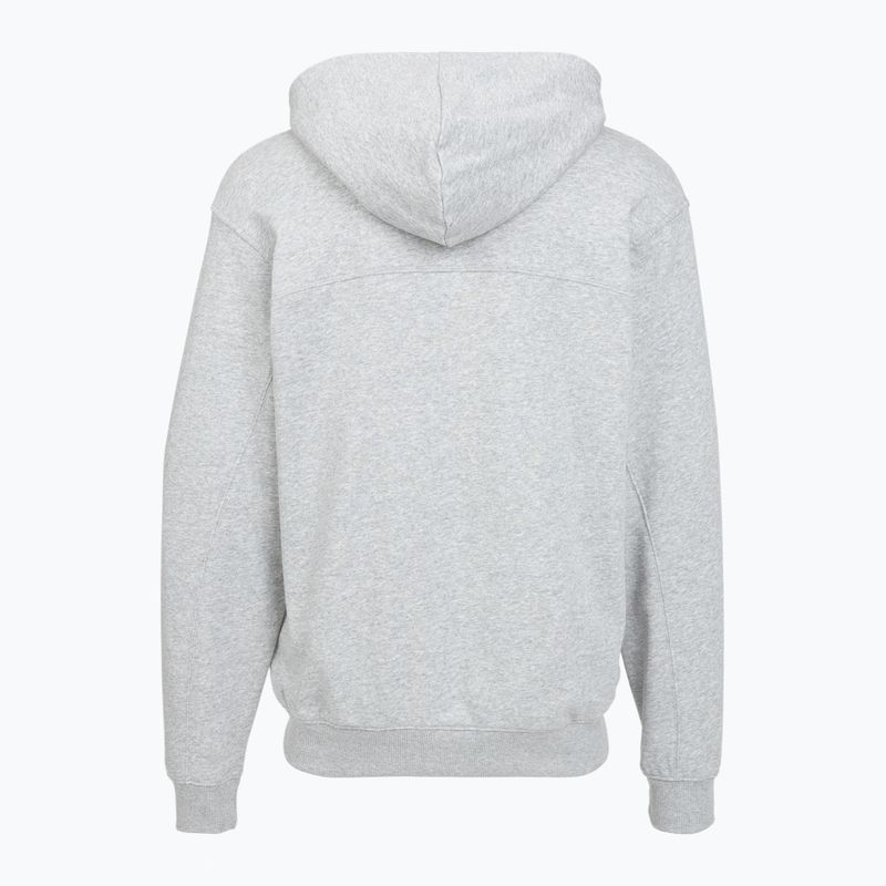 Herren-Sweatshirt Under Armour Rival LW FZ Mod Gray Light Heather/Black 2