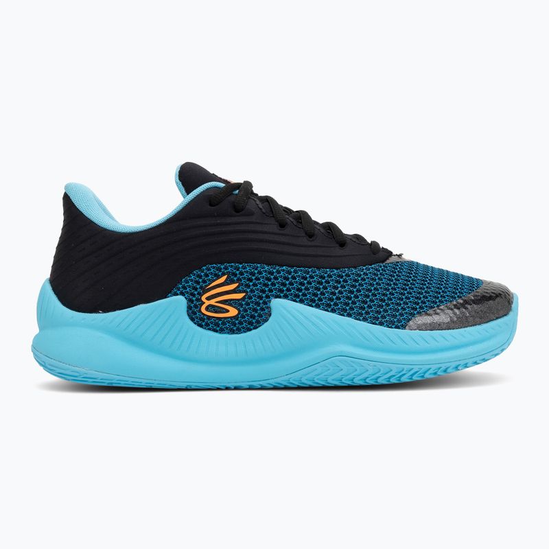 Basketballschuhe Under Armour Curry Splash 26 black/blue blur/blaze orange 2