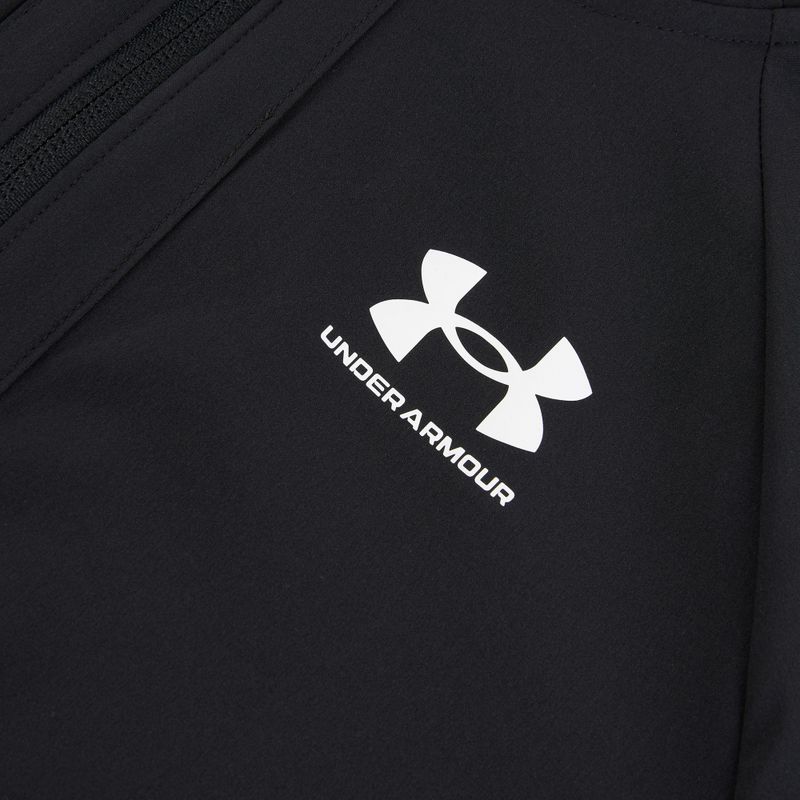 Kinder-Sportjacke Under Armour Vibe Woven Windbreaker Jacket schwarz/weiß 3
