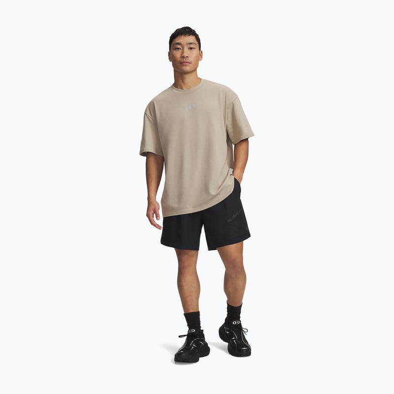 Herren-Trainingsshorts Under Armour Unstoppable Woven Shorts black/black 2