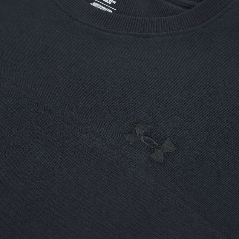 Herren-Sweatshirt Under Armour Rival LW Crew black/black 3