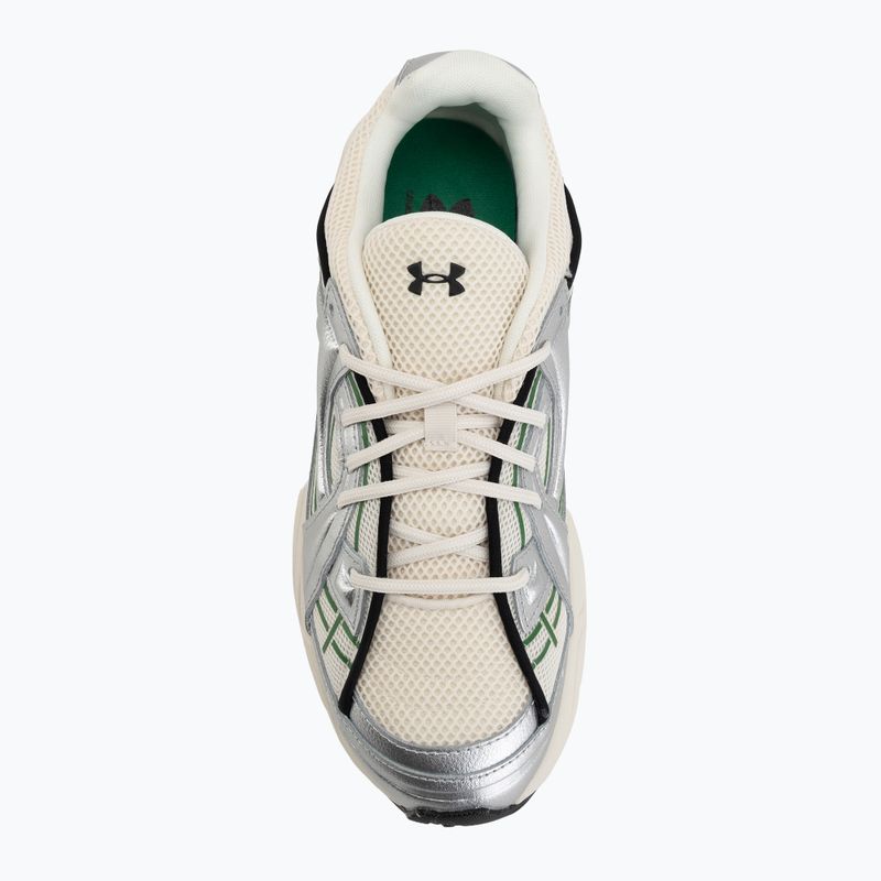 Trainingsschuhe Under Armour Sola stone/metallic silver/team kelly green 5