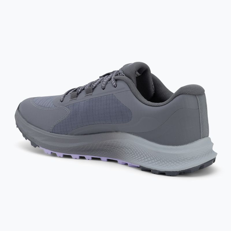 Damen-Laufschuhe  Under Armour Charged Bandit Trail 3 titan grey/castlerock/purple crest 3