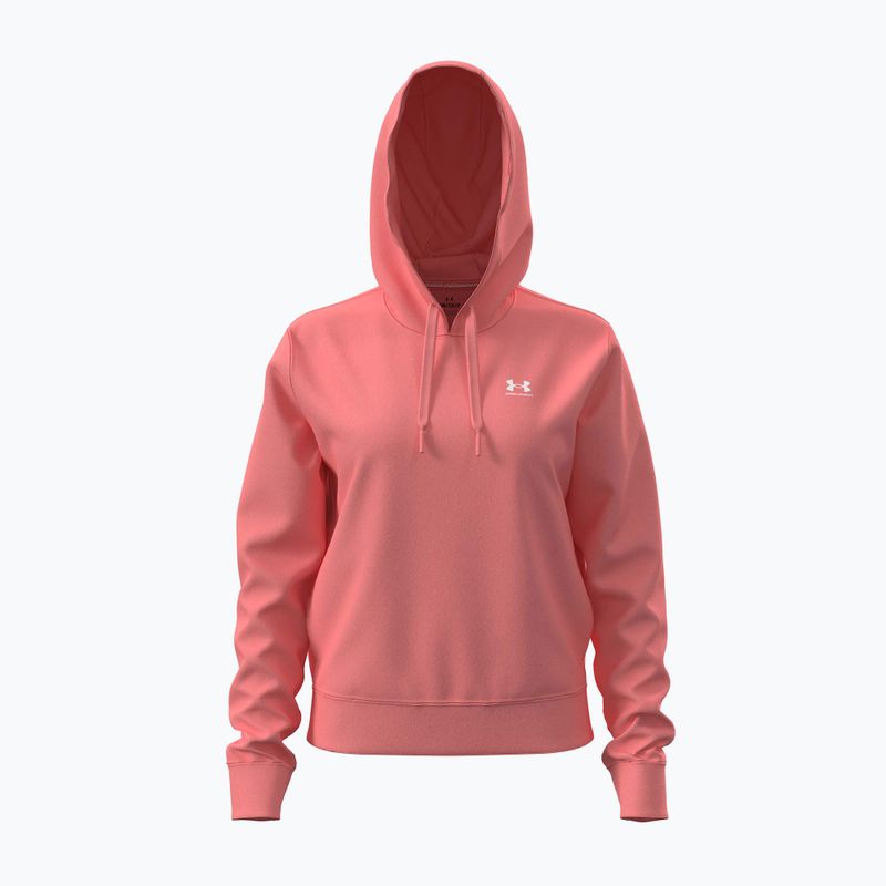 Damen-Hoodie Under Armour Sport Terry Hoodie posh pink/white