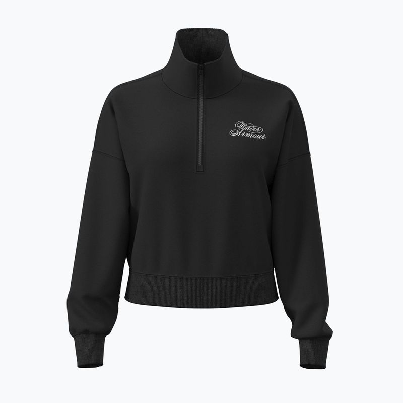 Damen-Sweatshirt Under Armour Rival Fleece Script HZ black/white 2