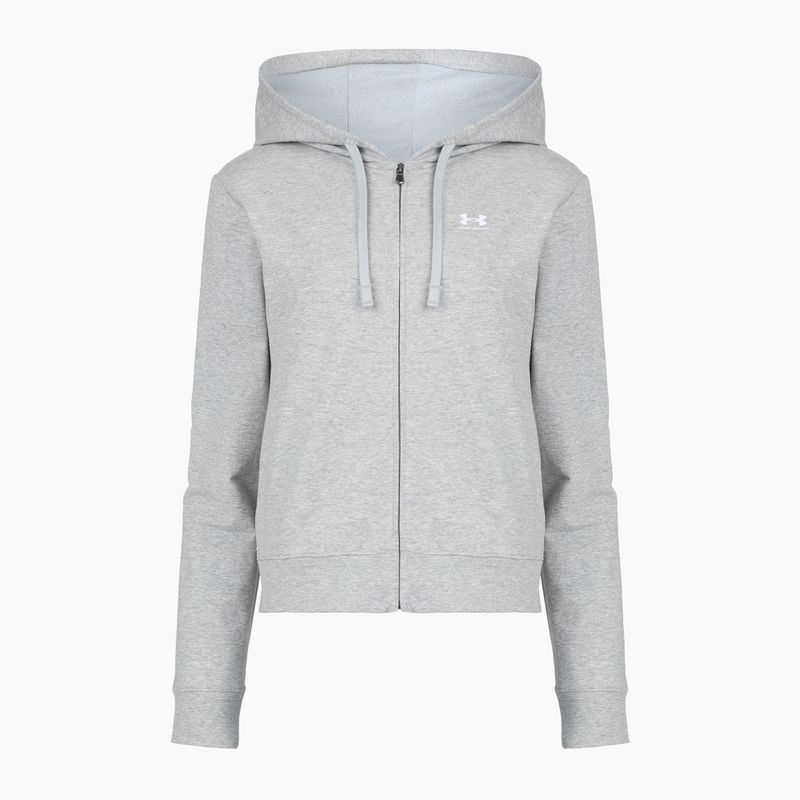 Damen-Sweatjacke Under Armour Sport Terry FZ mod gray light heather/white