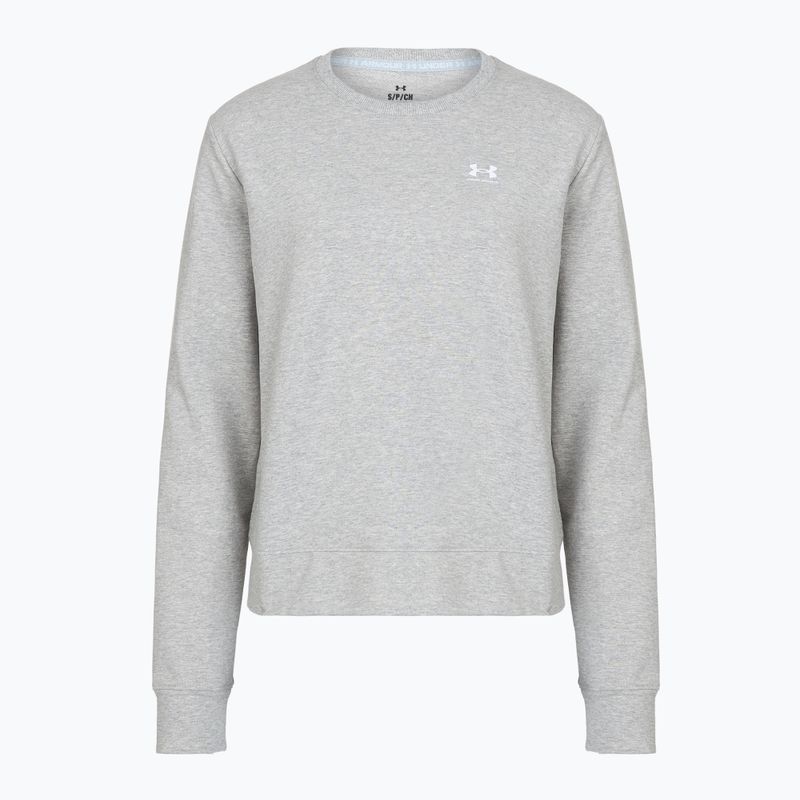 Damen-Sweatshirt Under Armour Sport Terry Crew mod gray light heather/white