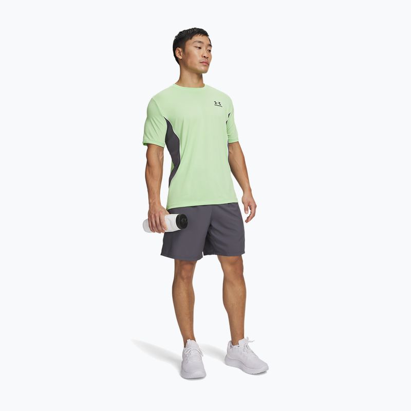 Under Armour Tech Sport Herren-Trainingsshorts castlerock/lumos lime 2