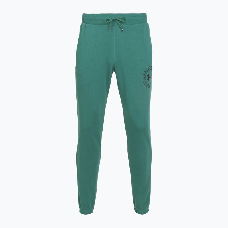 Herrenhose Under Armour Rival LW Graphic Jogger rack green/black