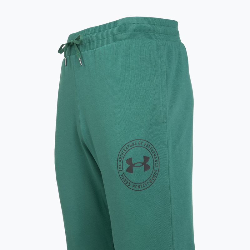 Herrenhose Under Armour Rival LW Graphic Jogger rack green/black 3