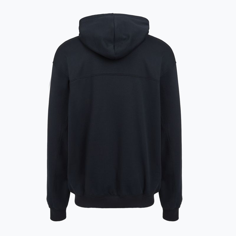 Herren Hoodie Under Armour Rival LW Graphic Hoodie black/black 5