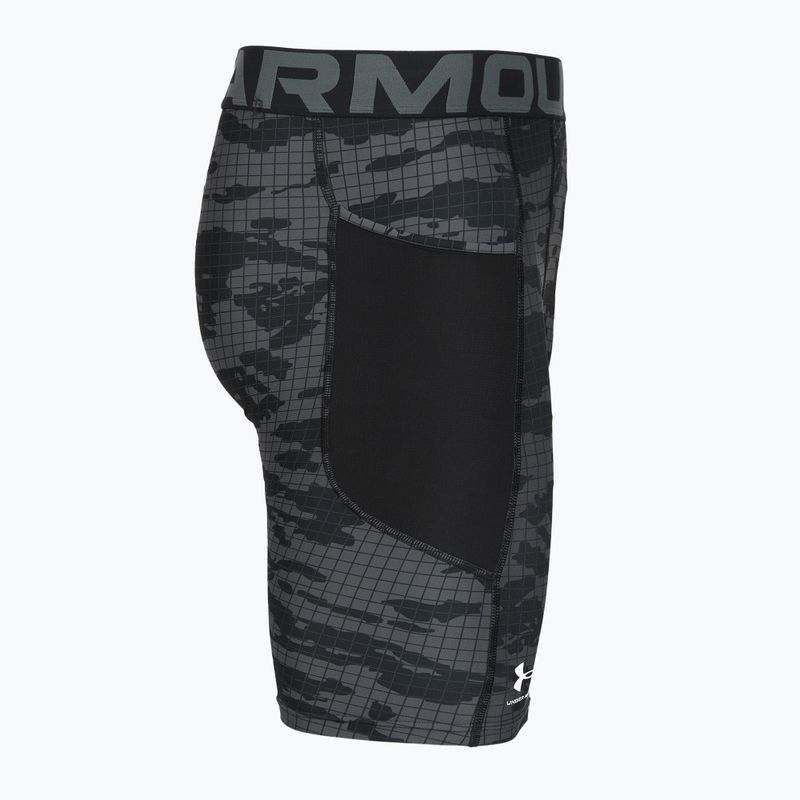 Under Armour Herren-Trainingsshorts HG Printed Long Short black/castlerock/white 3