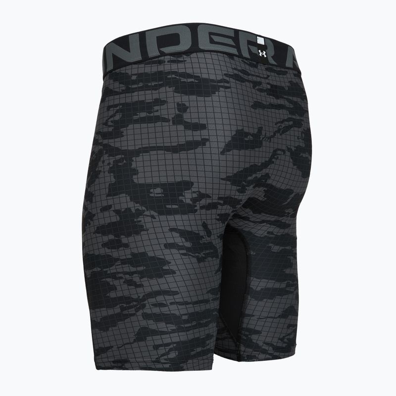 Under Armour Herren-Trainingsshorts HG Printed Long Short black/castlerock/white 4