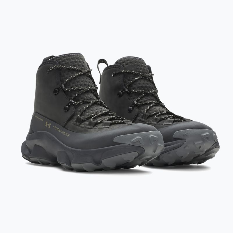 Herren-Trekkingstiefel Under Armour Charged Expanse Mid LTHR WP Black/Anthracite/Bayou 2