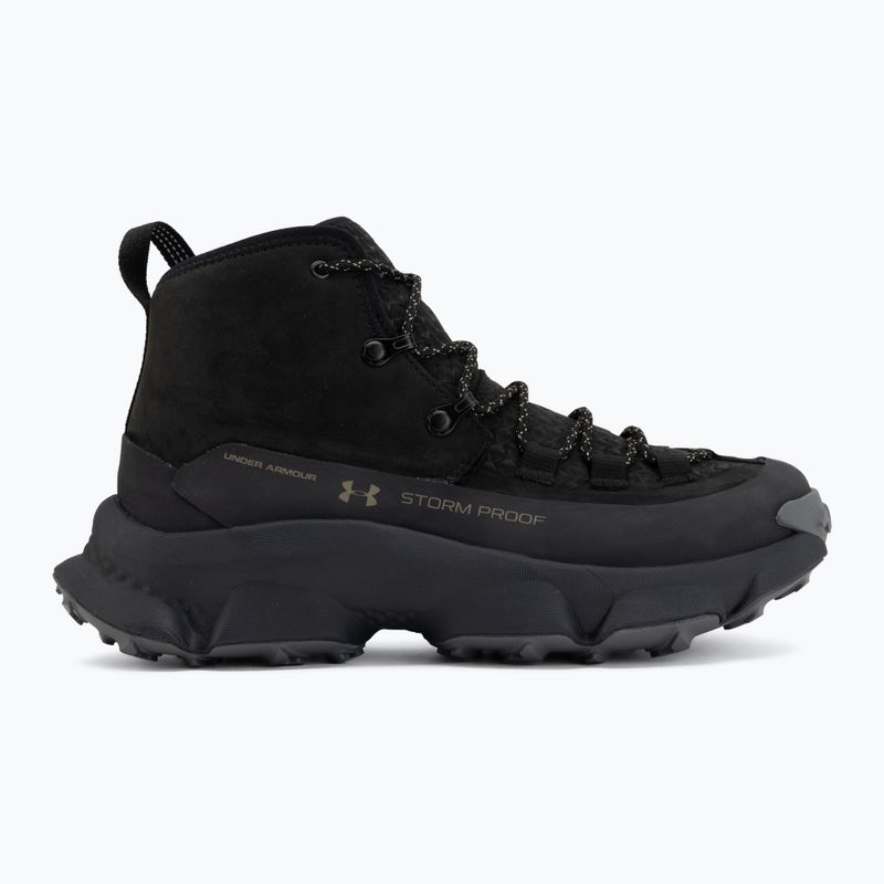 Herren-Trekkingstiefel Under Armour Charged Expanse Mid LTHR WP Black/Anthracite/Bayou 2
