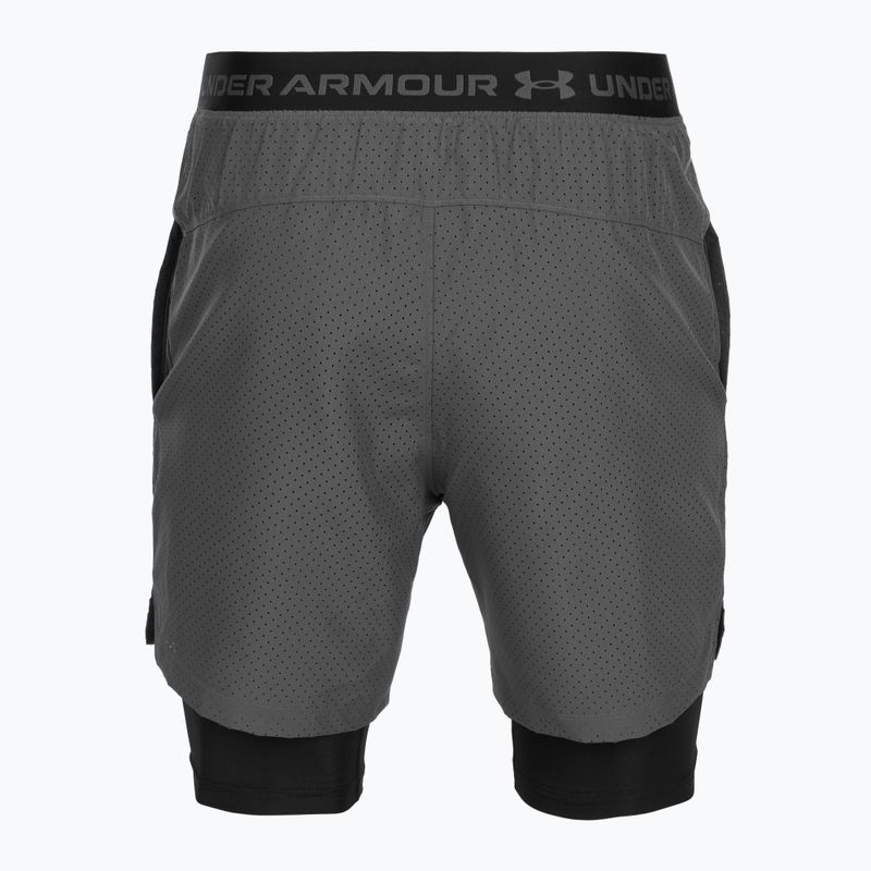 Herren-Trainingsshorts Under Armour Vanish Woven 2.0 2IN1 Shorts castlerock/black 6
