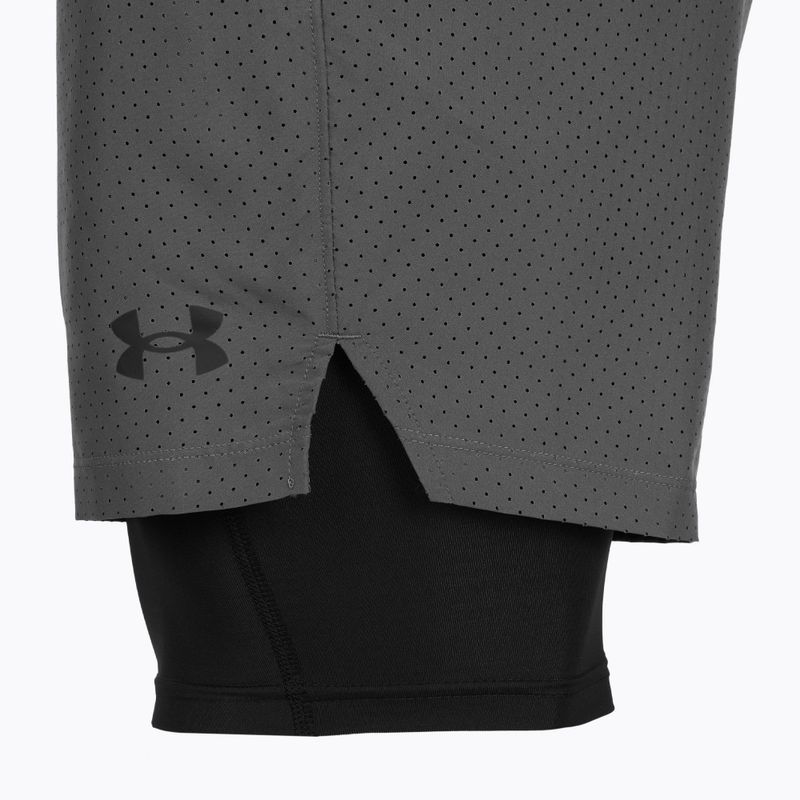 Herren-Trainingsshorts Under Armour Vanish Woven 2.0 2IN1 Shorts castlerock/black 8