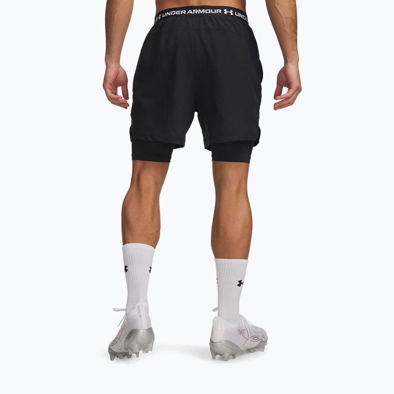 Herren-Trainingsshorts Under Armour Vanish Woven 2.0 2IN1 Shorts black/white 3