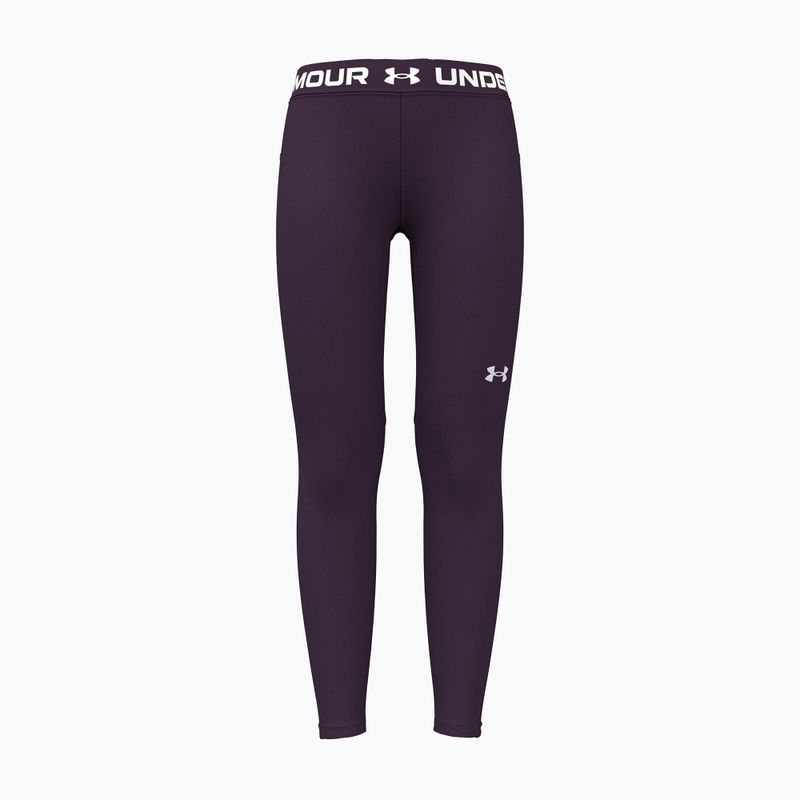 Kinderleggings Under Armour HeatGear Leggings purple echo/white