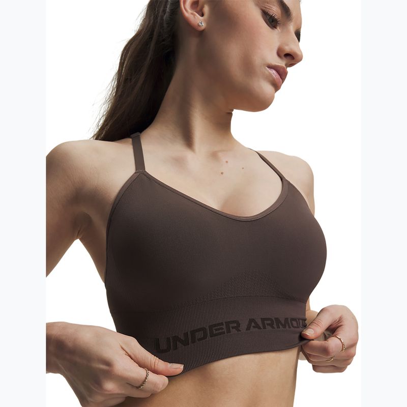 Sport-BH Under Armour Vanish Seamless Low peppercorn/kona brown 3