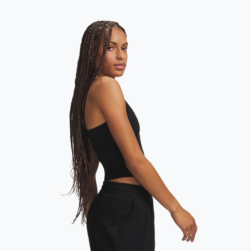 Damen-Trainingsshirt Under Armour Meridian Support Tank ultimate black/ultimate black 3