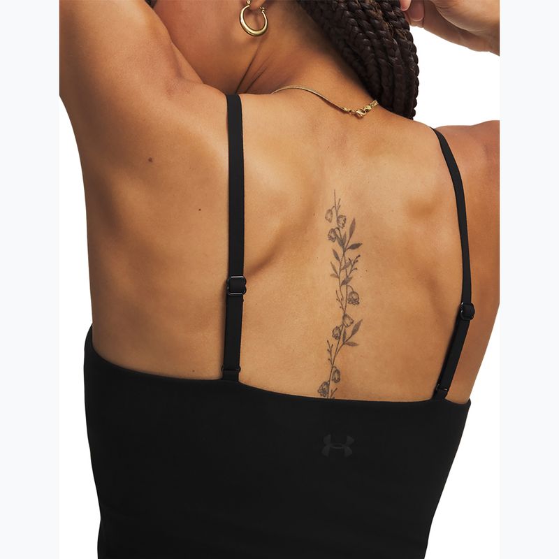 Damen-Trainingsshirt Under Armour Meridian Support Tank ultimate black/ultimate black 4