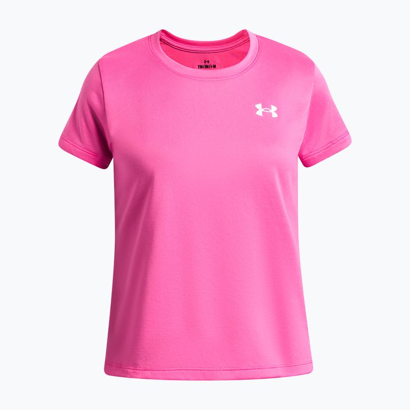 Kinder-Trainingsshirt Under Armour Tech SSC SS pink frenzy/white