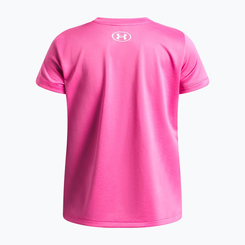 Kinder-Trainingsshirt Under Armour Tech SSC SS pink frenzy/white 2