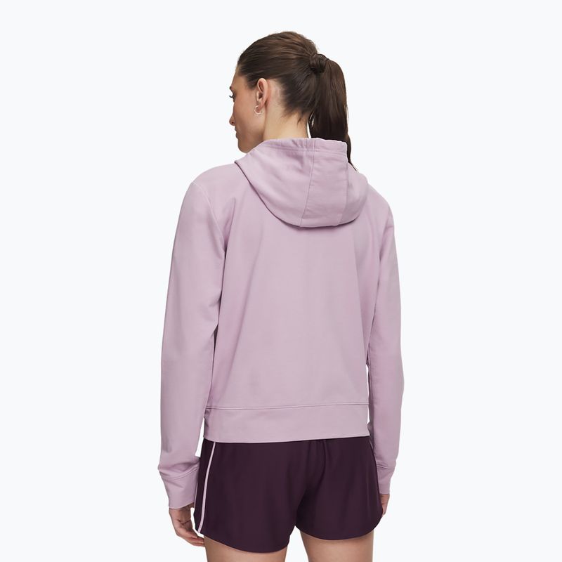 Damenpullover Under Armour Sport Terry FZ mauve pink/white 2