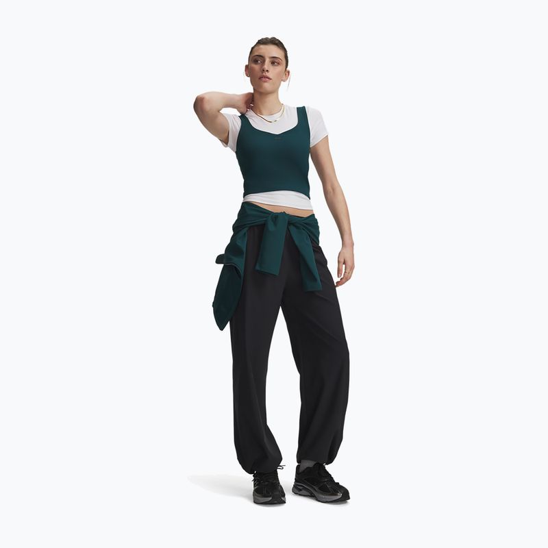 Damen-Trainingshose Under Armour Rival Woven Core Pants black/white 2