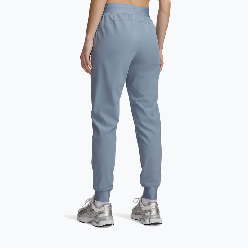 Damen-Trainingshose Under Armour Sport High Rise Woven Pant blue wind/black 3