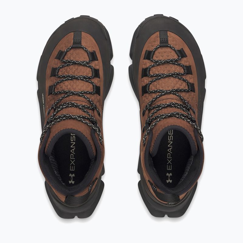 Herren-Trekkingstiefel Under Armour Charged Expanse Mid LTHR WP Incense Brown/Black/Khaki Base 3