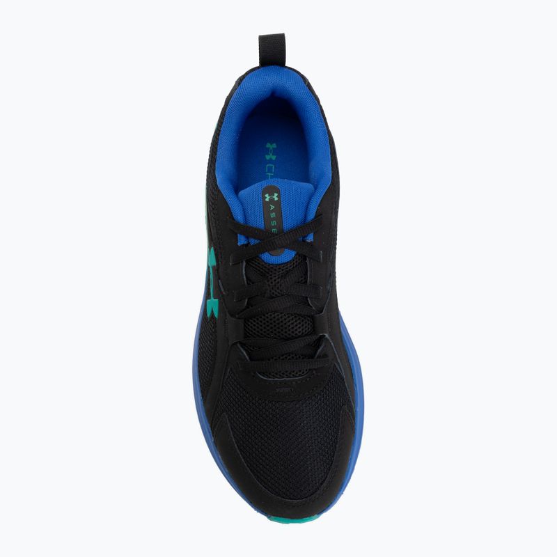 Herren-Laufschuhe Under Armour Assert 11 black/team royal/geode green 5