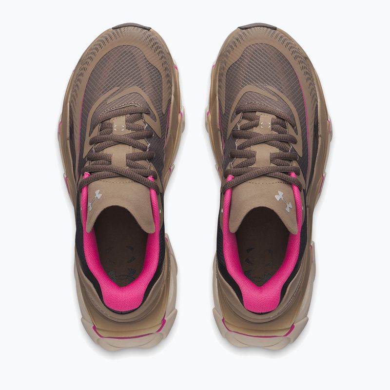 Laufschuhe für Damen Under Armour Halo Racer 2 desert taupe/virtual pink/peppercorn 3