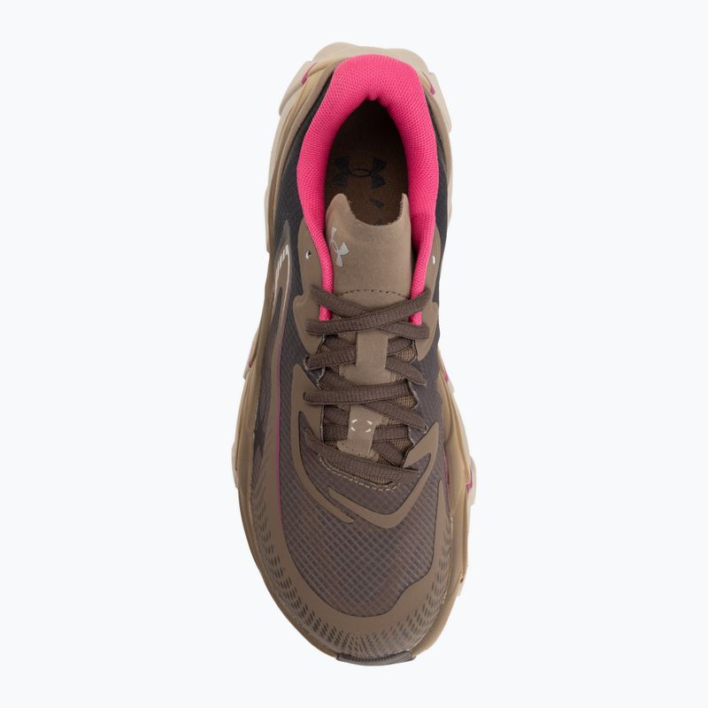 Laufschuhe für Damen Under Armour Halo Racer 2 desert taupe/virtual pink/peppercorn 5