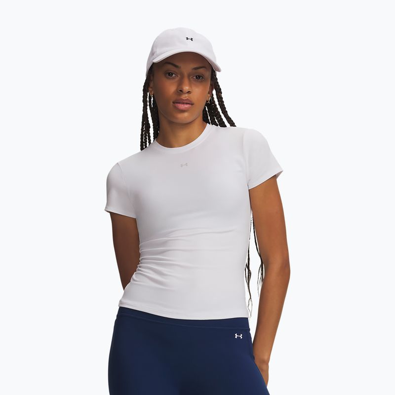 Damen-Trainingsshirt Under Armour Motion Fitted SS white/halo gray
