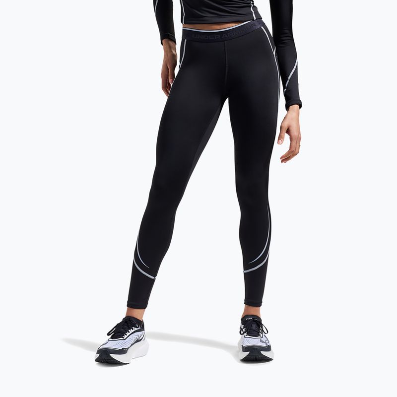 Damen-Trainingsleggings Under Armour ColdGear Elite Leggings ultimate black/reflective