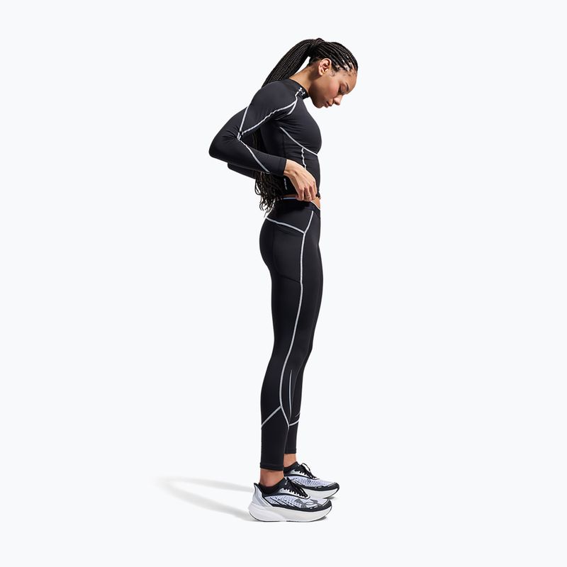 Damen-Trainingsleggings Under Armour ColdGear Elite Leggings ultimate black/reflective 3
