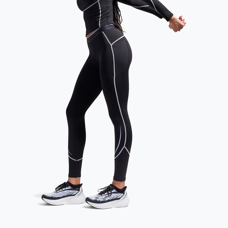 Damen-Trainingsleggings Under Armour ColdGear Elite Leggings ultimate black/reflective 4
