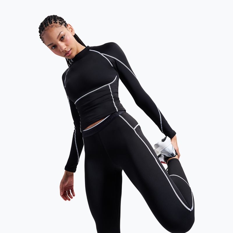Damen-Trainingsleggings Under Armour ColdGear Elite Leggings ultimate black/reflective 5