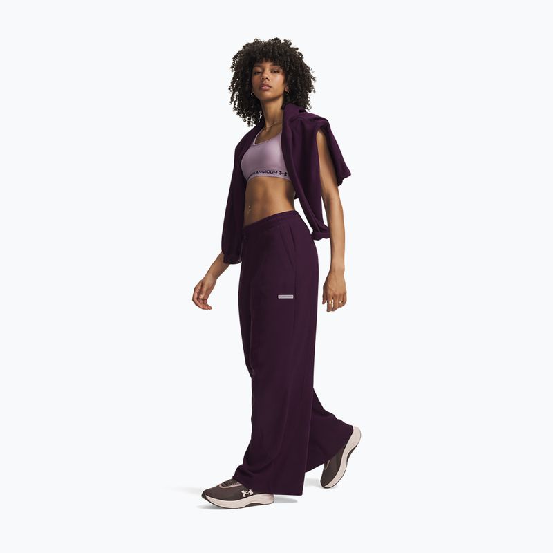 Damen-Trainingshose Under Armour Performance Fleece Pants purple echo/purple echo 2