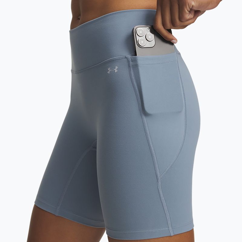 Damen Trainingsshorts Under Armour Motion Bike Shorts blue wind/blue fog 4