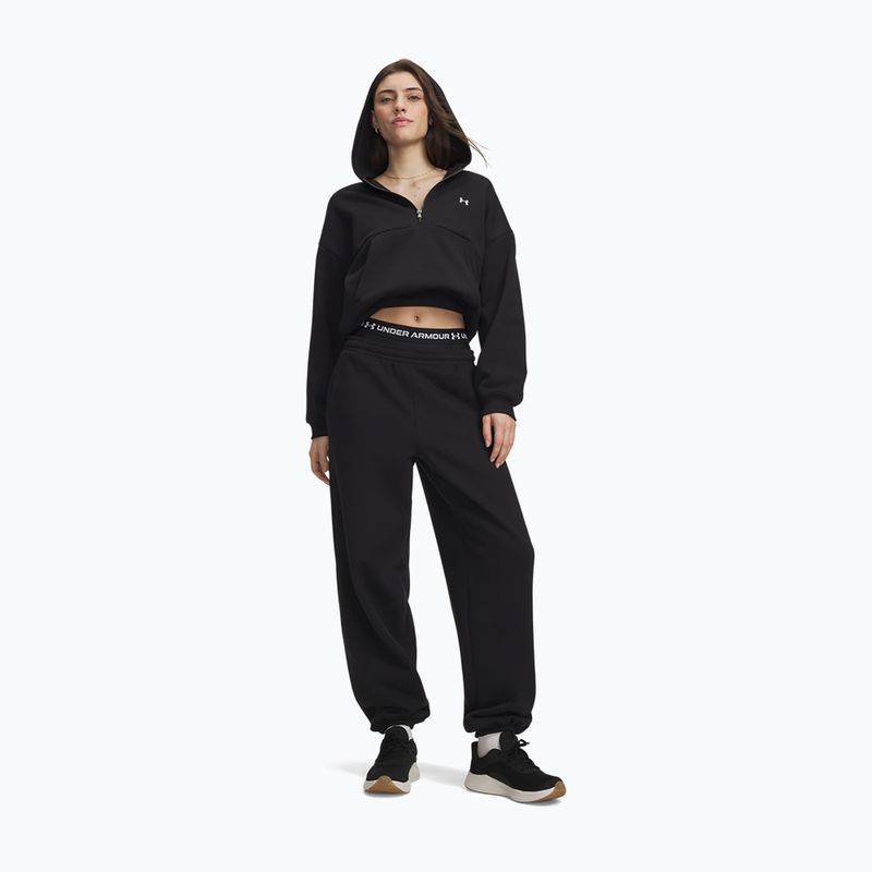 Damenhose Under Armour Icon Fleece Gym Pant ultimate black/white 2